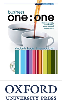 picture of Oxford University Press book used in business english lessons